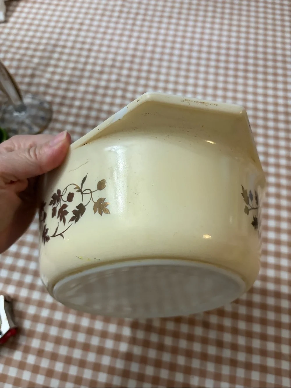 Vintage Pyrex 045 2-1/2 Qt Golden Acorn Oval Casserole Dish Made In USA